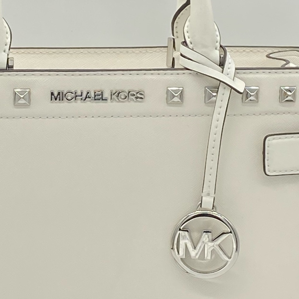 MICHAEL KORS RAYNE MEDIUM EW SATCHEL OPTIC WHITE - Picture 9 of 16